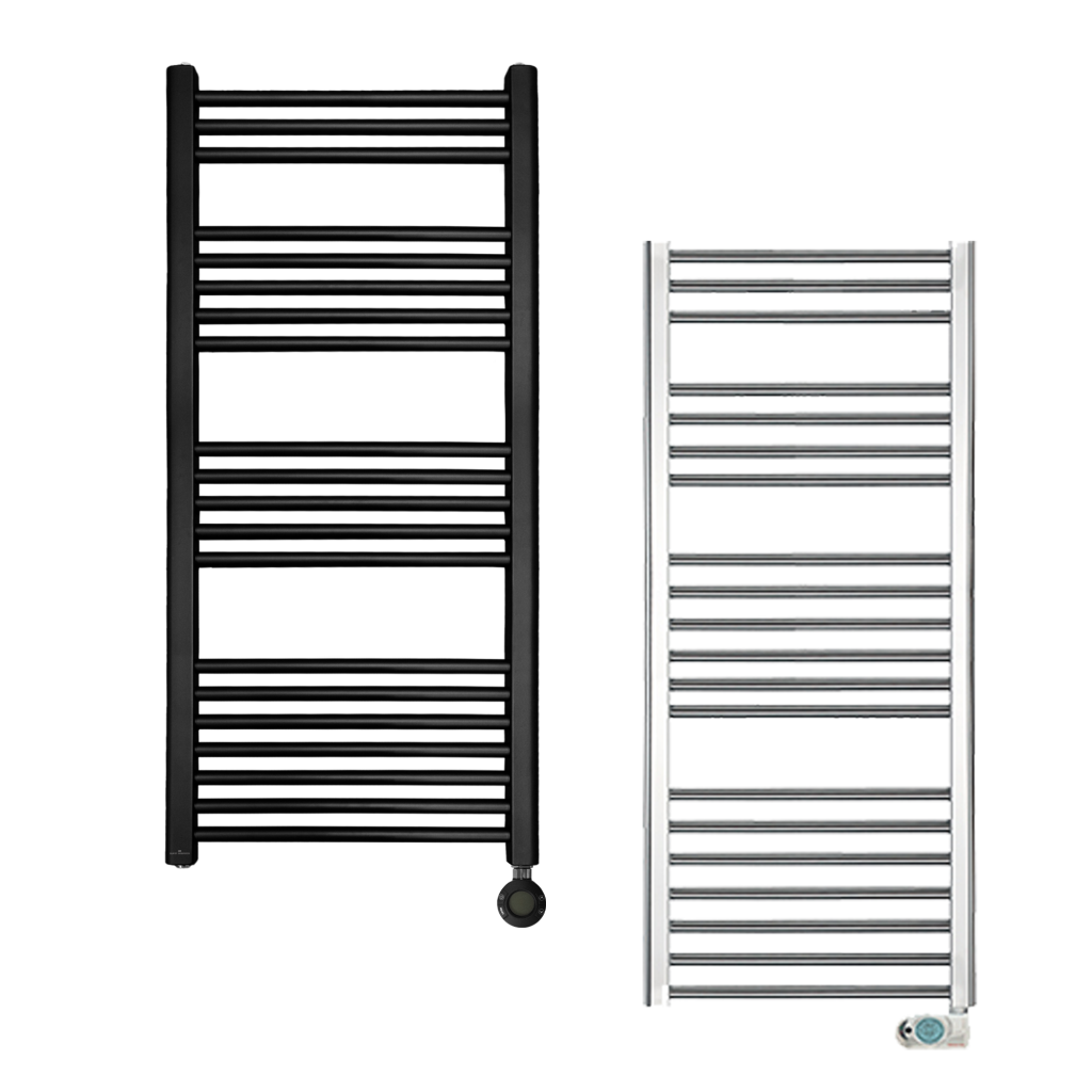 Elnur's New TN Black Towel Rail next to Elnur's TBCK Towel Rail