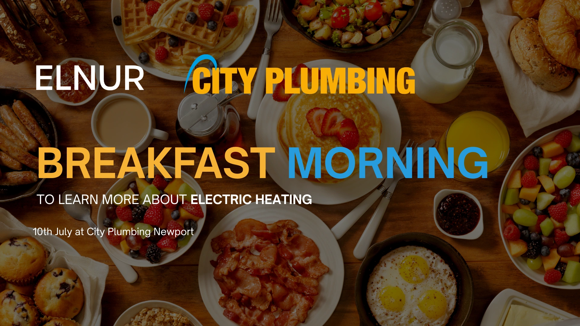 Elnur Event - Breakfast morning at City Plumbing Newport, Isle of Wight alongside Gledhill and Ideal boilers