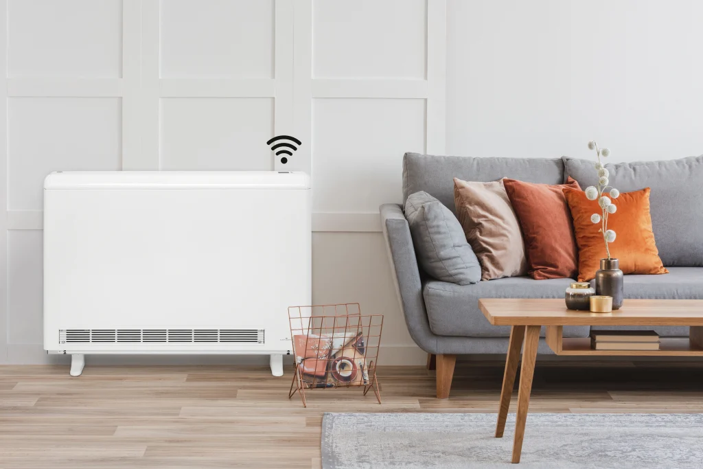 ECOHHR PLUS in Living room, next to couch