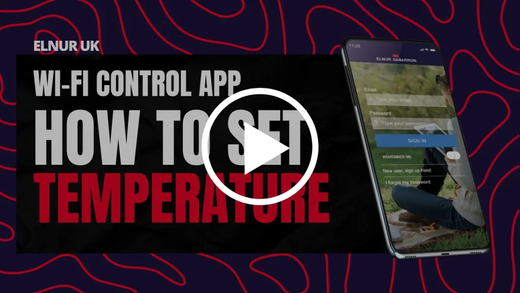 Elnur Gabarron Wi-Fi Control App How To Set Temperature Video