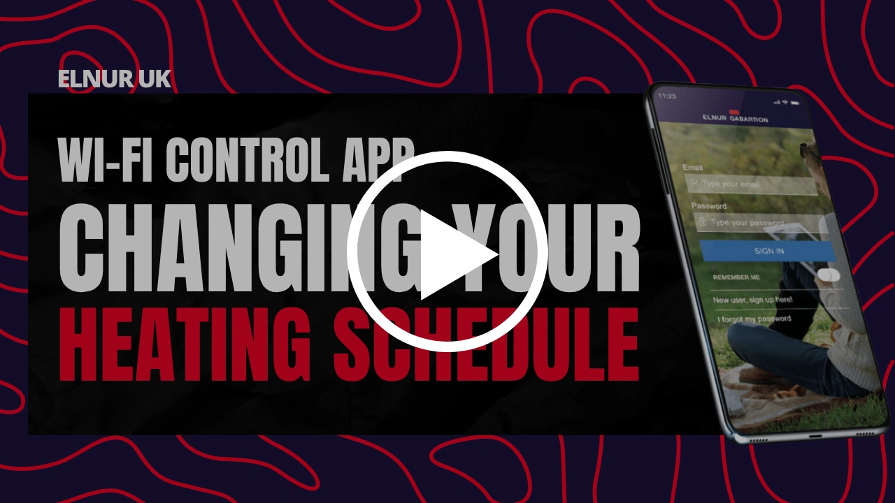 Elnur Gabarron Wi-Fi Control App Changing Heating Schedule