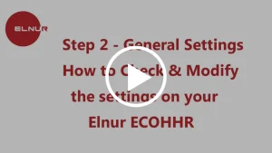 ECOHHR - General Settings
